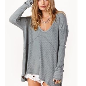 Free People V Neck Thermal